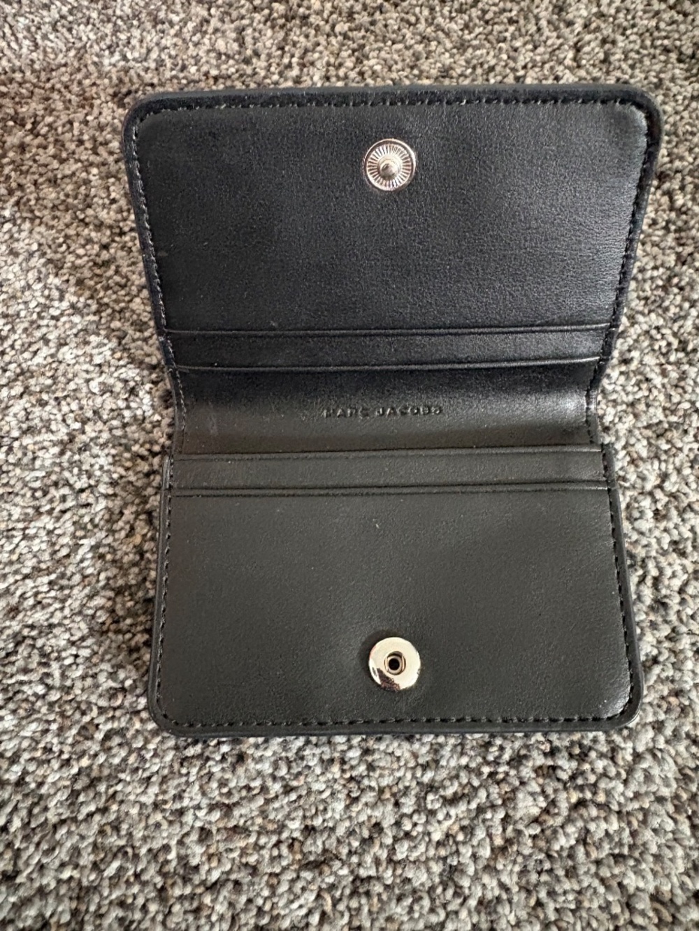 Marc Jacobs genuine leather card holder wallet - Picture 3 of 4